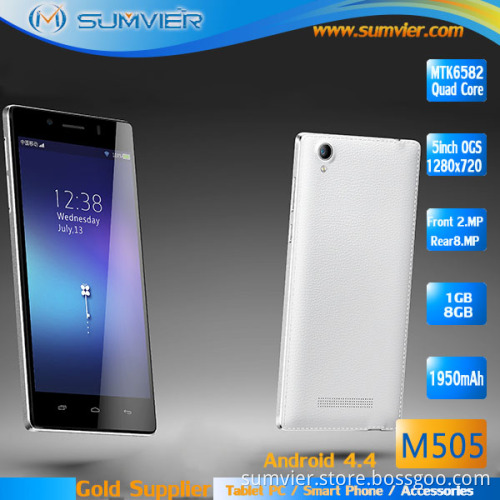 5 Inch Touchscreen Mobile Phones with Ogs HD 1280X720 IPS Screen